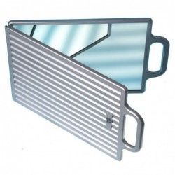 Double Folding Mirror - Silver
